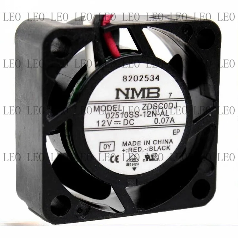 MY For NMB 02510SS-12N-AL 12V 0.07A 2510 2cm 3-Wire Cooling Fan