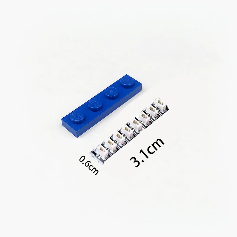 LYBMTWF 3 PCS 0.8 Mm 2 Pin Expansion Board Sockets For Led Light Kit Compatible With Blocks Model DIY Toy