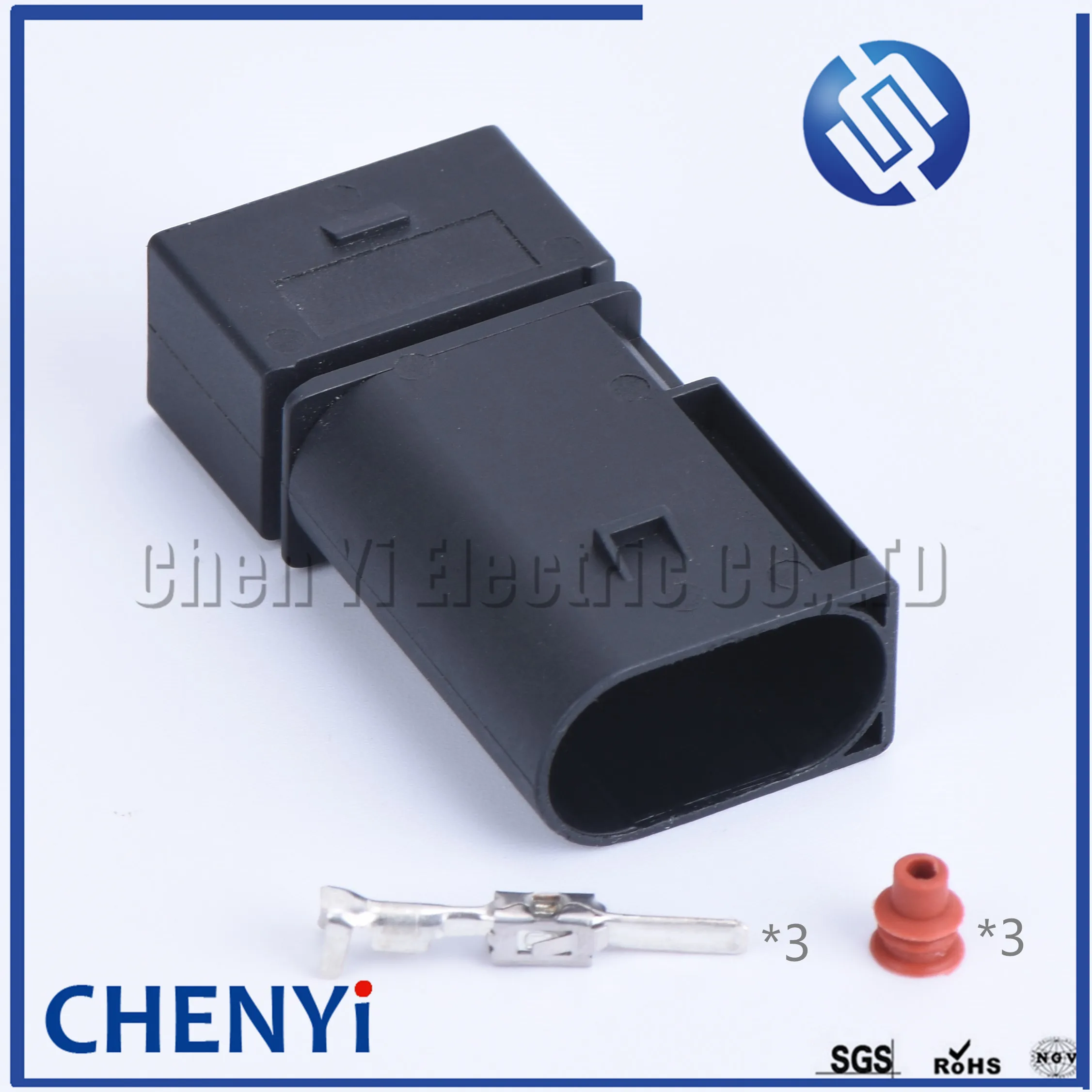 1 set 3 Pin male or female plug 09-4413-91 crankshaft sensor plug Injector Connector 50290971 1 433 919 09441392 22140492060