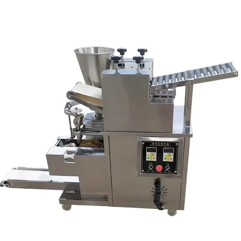 Automatic Stainless Steel Dumpling Samosa Spring Roll Empanada Maker Machine with Motor CE Certified 1.5kW 80 Pcs/Min