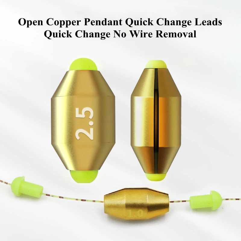 ZYZ Quick Change Angeln Kupfer Anhänger Für Felsen Angeln Salzwasser Angeln Köder Angeln Schnelle Austausch Gegengewicht Werkzeug