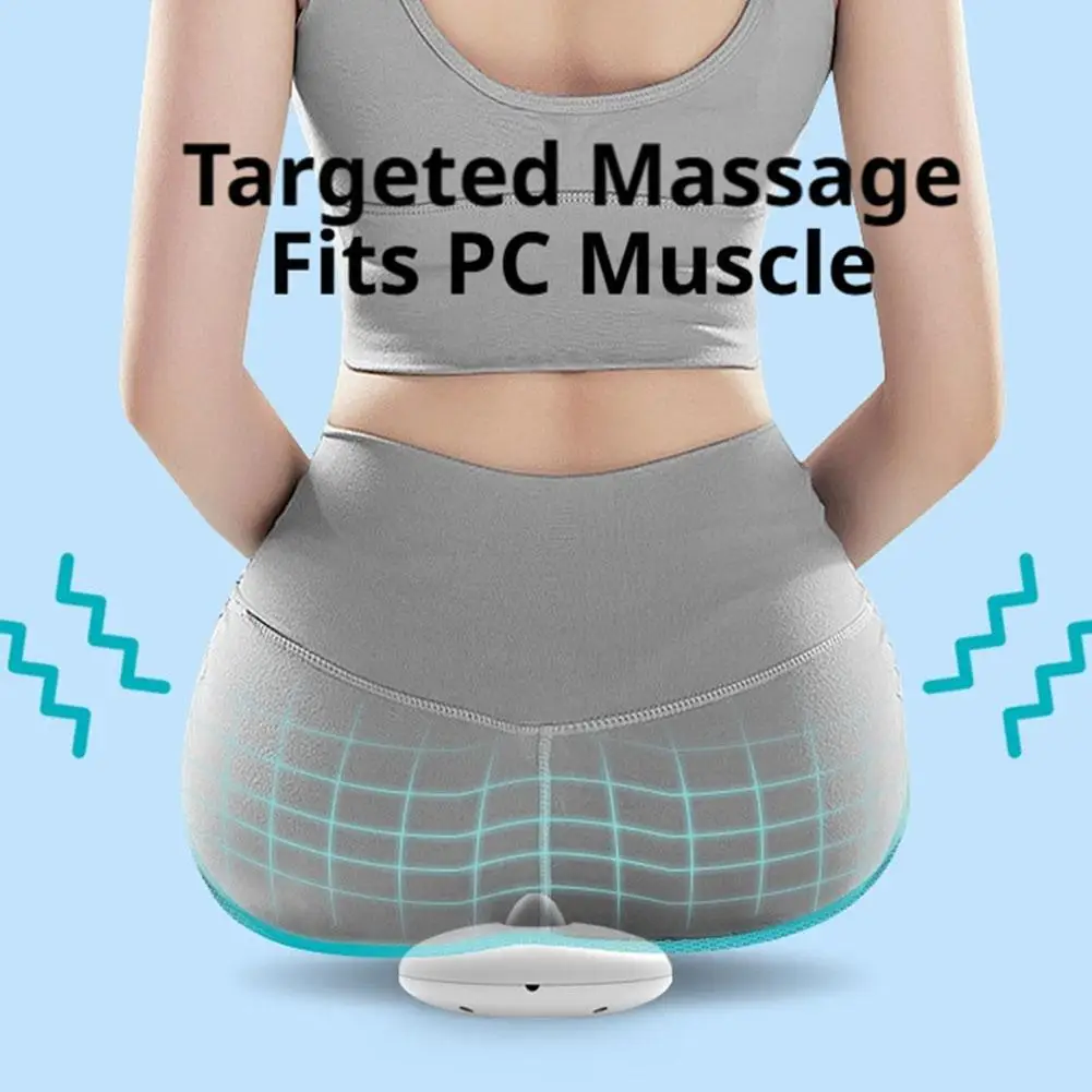 Pelvic Floor Muscle Trainer Remote Control 6 Vibration Levels Kegel Exercise Device for Men Women Home Fitness Training
