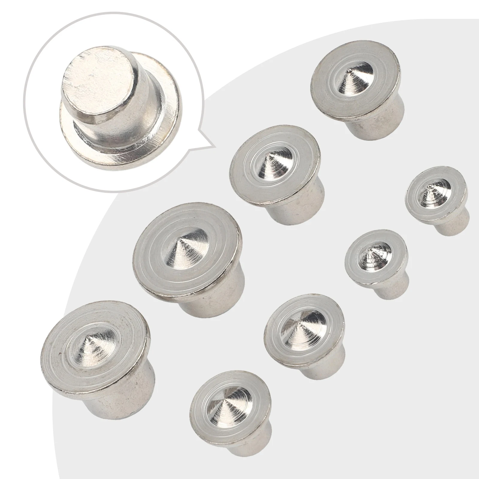 Dowel Drill Centre Points Pin Wood 6/8/10/12mm Panel Furniture Positioning Carpentry Log Dowel Tips Pin Center Punching