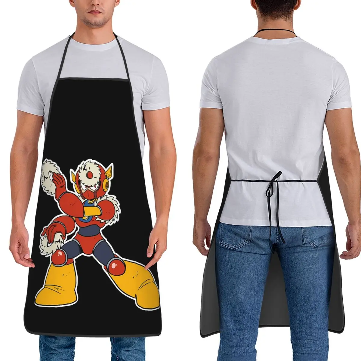 

Фартук METALMAN для шеф-повара, приготовления пищи, выпечки, нагрудник без рукавов, кухонный фартук для чистки для женщин и мужчин, живопись