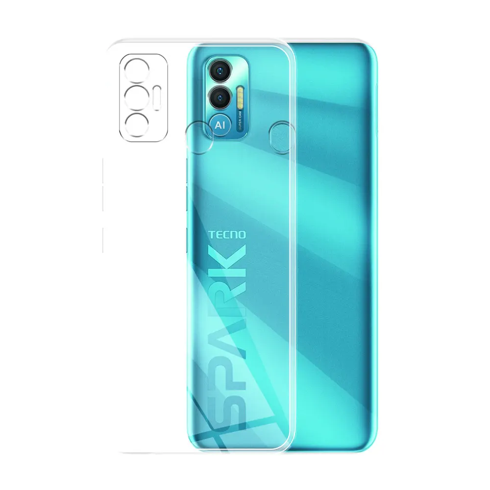 For Tecno Spark 7 Case KF6 Ultra Thin Silicone Soft TPU Clear Back Case Cover For Tecno Spark7 Coque For Tecno Spark 7 Fundas