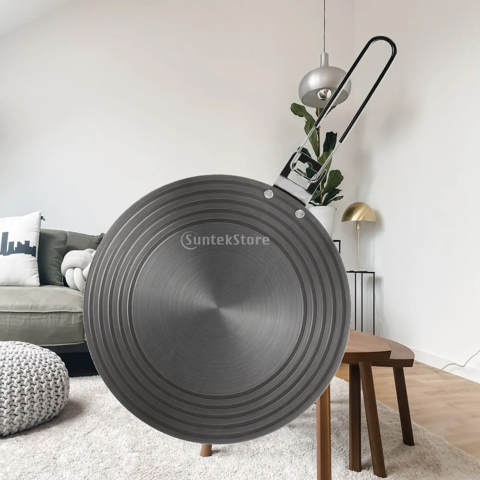 Aluminum Heat-Diffusion Plate Foldable Induction Cooktop Adapter Plate Stovetop Accessory Long-Lasting for Simmering