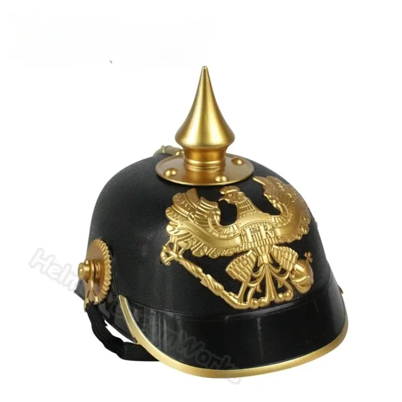 Cappello Proust a punta ufficiali tedeschi medievali hanno portato oggetti di scena regali imperiali casco giocattolo ragazzo squisito.