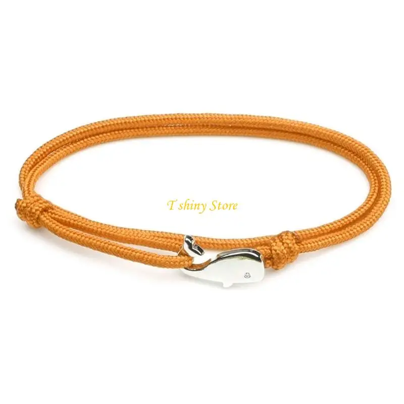 N58F Little Whale Hand Rope Mother-Child Animal-Shaped Mother's Day Bracelets
