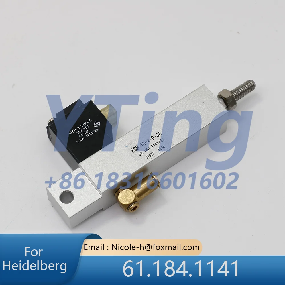 

Аксессуары для печатных машин Heidelberg SMCD102 61.184.1141ESM-10-4-P-SA Электромагнитный клапан переднего манометра