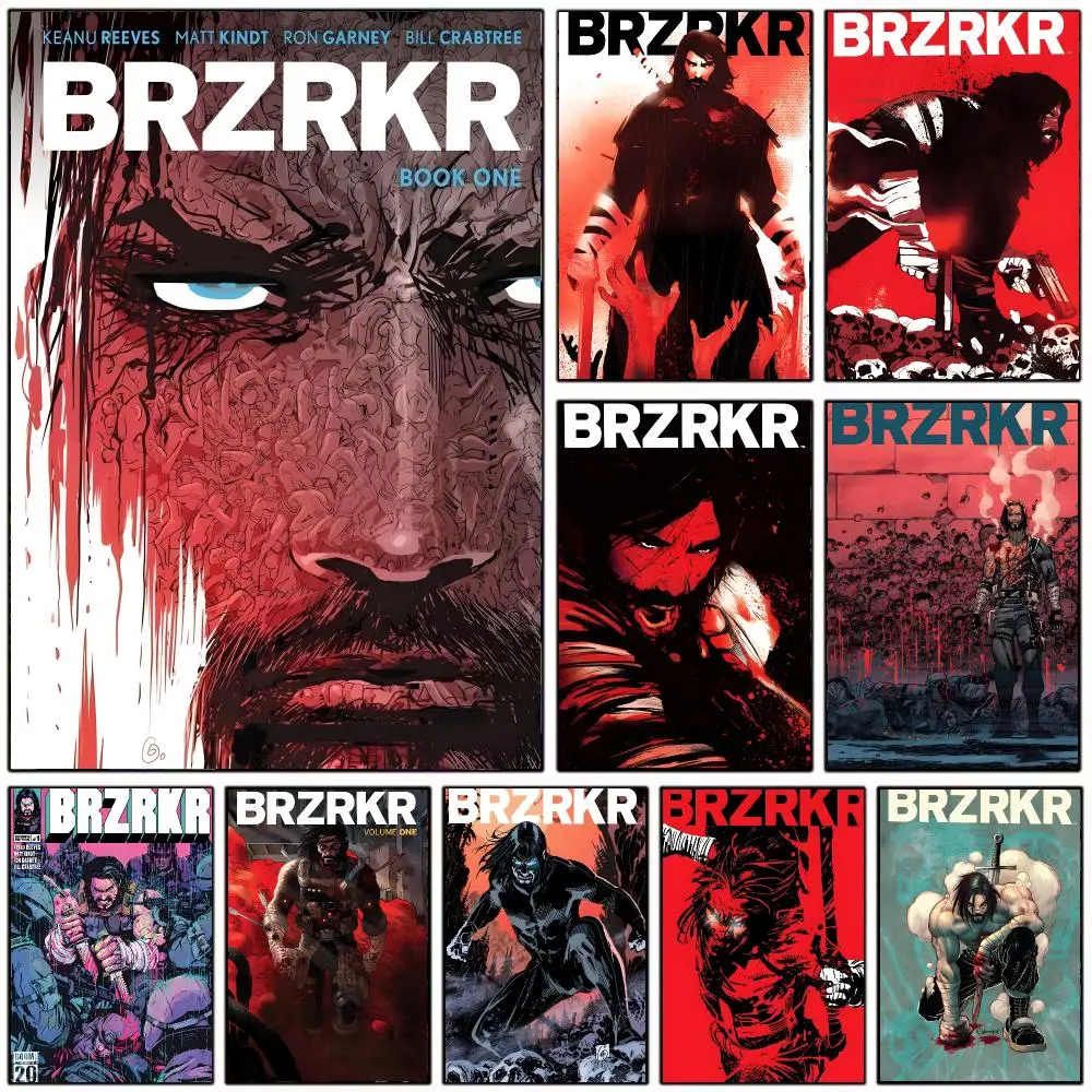 intense comic B-BRZRKR Poster Modern Home Decoration Interior Design & Contemporary Wall Art Collection