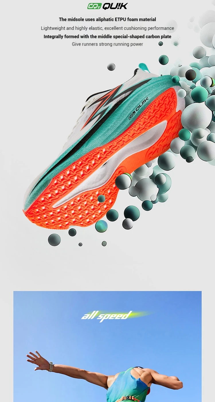 361 Degrees Flame 4.0 MIX Herren-Laufschuhe mit Carbonplatte, gepolstert, langlebig, leicht, für Rennen, Marathon, Herren-Sneaker 672512204 – Detail 10