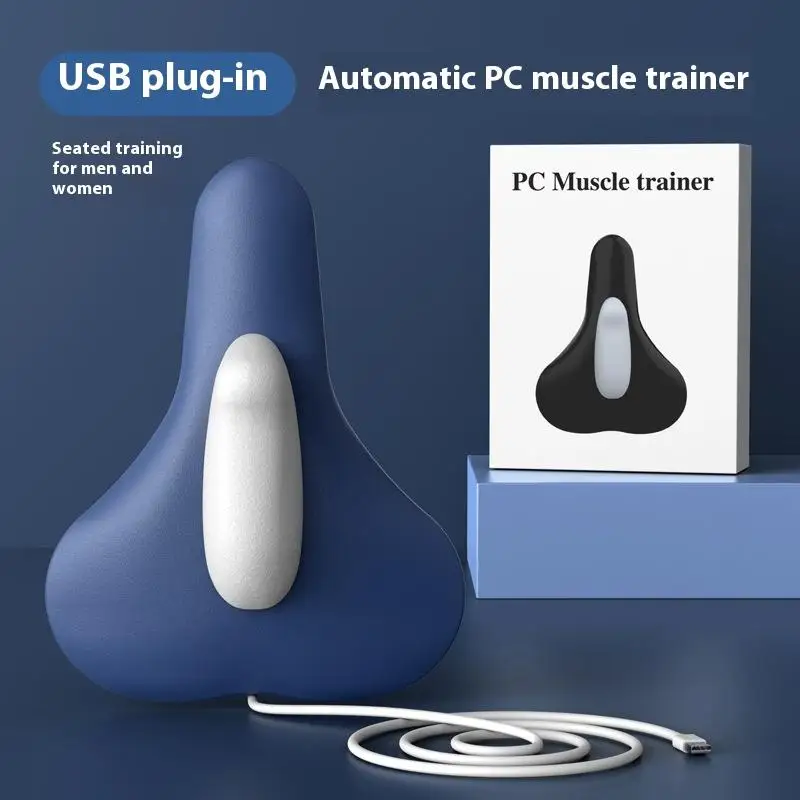1PC Men's Electric Sit-On-Top Pelvic Strength Training Device - Improve Your Pelvic Muscles.