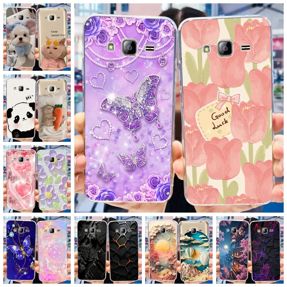 For Samsung G530 G530H G531 G531H G531F Case Popular Butterfly Soft Clear Silicone Cover For Samsung Grand Prime Phone Case Capa