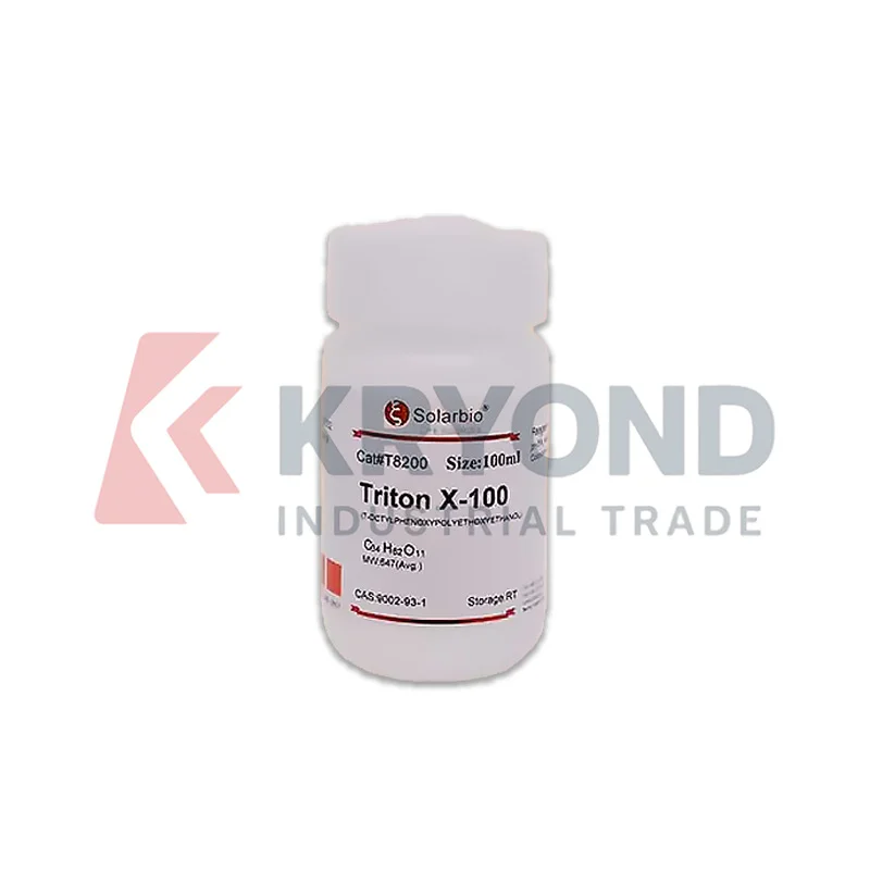 Solarbio Triton X100 CAS 9002-93-1 98 Percent Lab Reagent Nonionic Surfactant for Chemical Research Material Testing 100ml 500ml