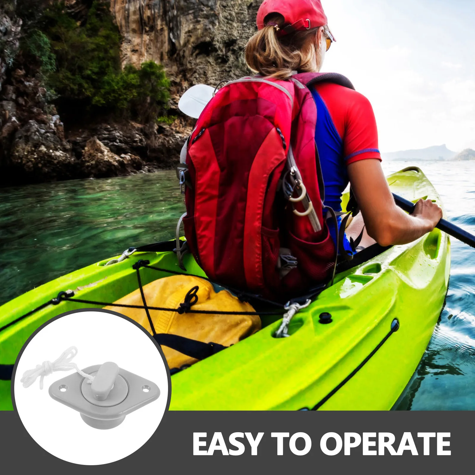 مقاوم للماء كاياك قابس التصريف بولي كلوريد الفينيل سكوبر صمام لقوارب قابلة للنفخ الزورق البحرية سطح السفينة استنزاف ثقب إصلاح استبدال أجزاء