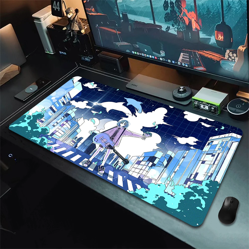 

Art Mouse Pad Anime Large Gaming Mousepad XXL Computer Mouse Mat Rubber Table Mat Locking Edge Keyboard Pad Premium Desk Pads