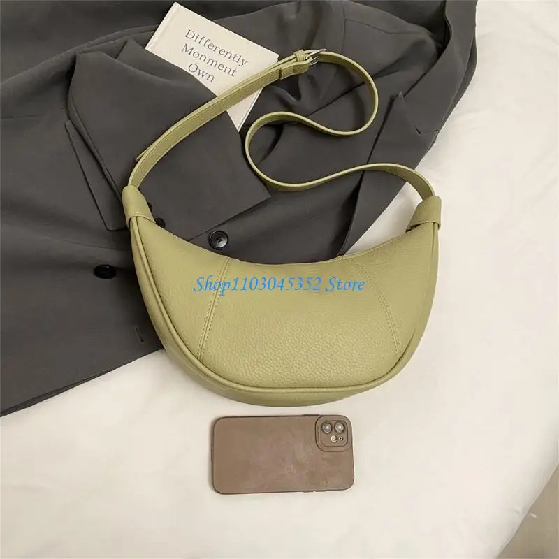 

A3PE Practical Unisex Shoulder Bag Dumpling Purse for School Work and Casual Occasion