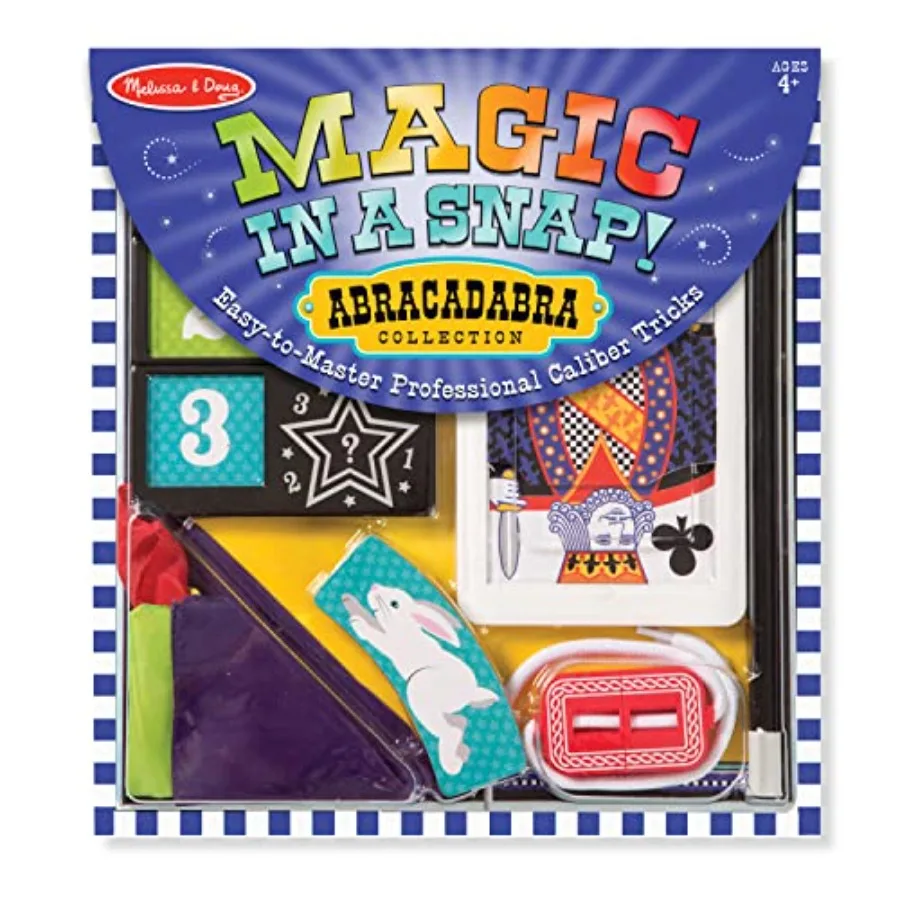 

Melissa and Doug Magic in a Snap! Abracadabra Collection Magic Tricks Set 10 pcs
