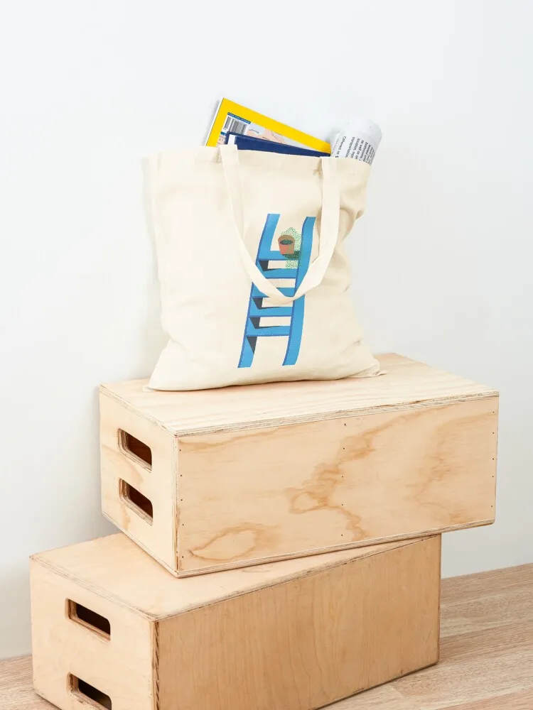 Bahji Staircase Tote Bag حقائب للنساء حقيبة صديقة للبيئة قابلة للطي حقائب نسائية حقائب قماش