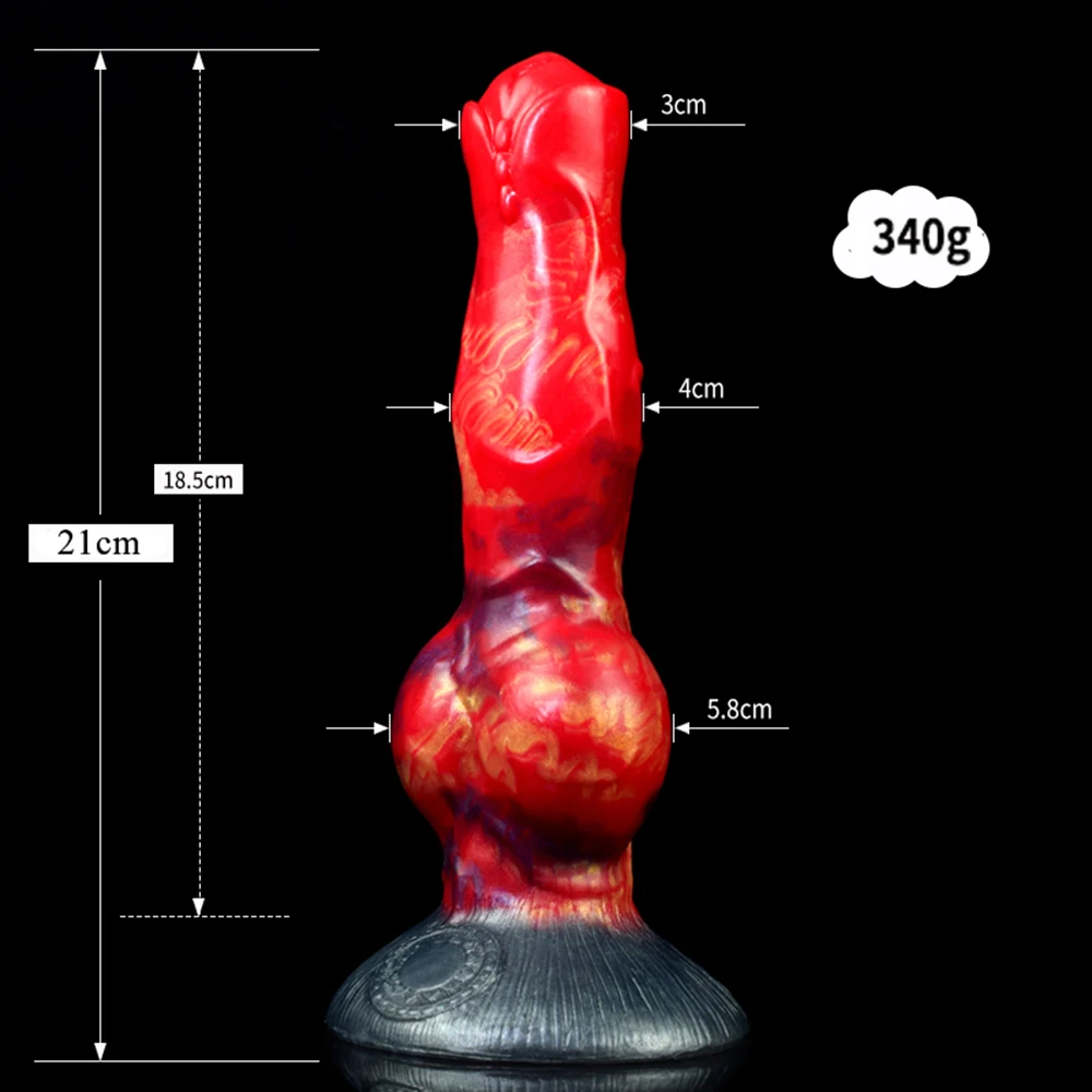 NNSX Wolf/Hond Monster Dildo Butt Plug voor Vrouwen Grote Knoop Anale Plug Sex ​   Speelgoed voor mannen Anale dildo Masturbatie Erotisch speelgoed