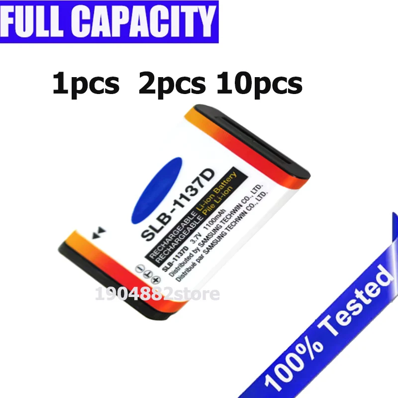 Новый оригинальный аккумулятор SLB 1137D SLB-1137D для камеры Samsung NV100HD TL34HD HD i85 i100 L74 i80 NV1 NV24HD NV106 NV40 1100 мАч Новый оригинальный аккумулятор SLB 1137D SLB-1137D для камеры Samsung NV100HD TL34HD HD i85 i100 L74 i80 NV1 NV24HD NV106 NV40 1100 мАч
