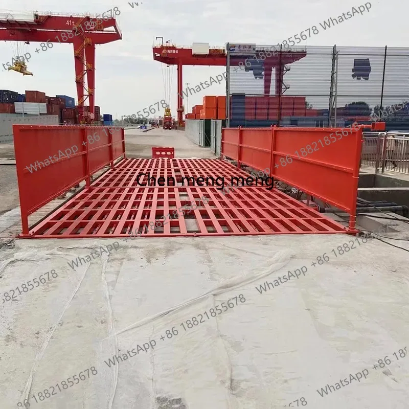 Automatic construction vehicle wheel washer muck vehicle washing machine Large vehicle automatic induction car wash table