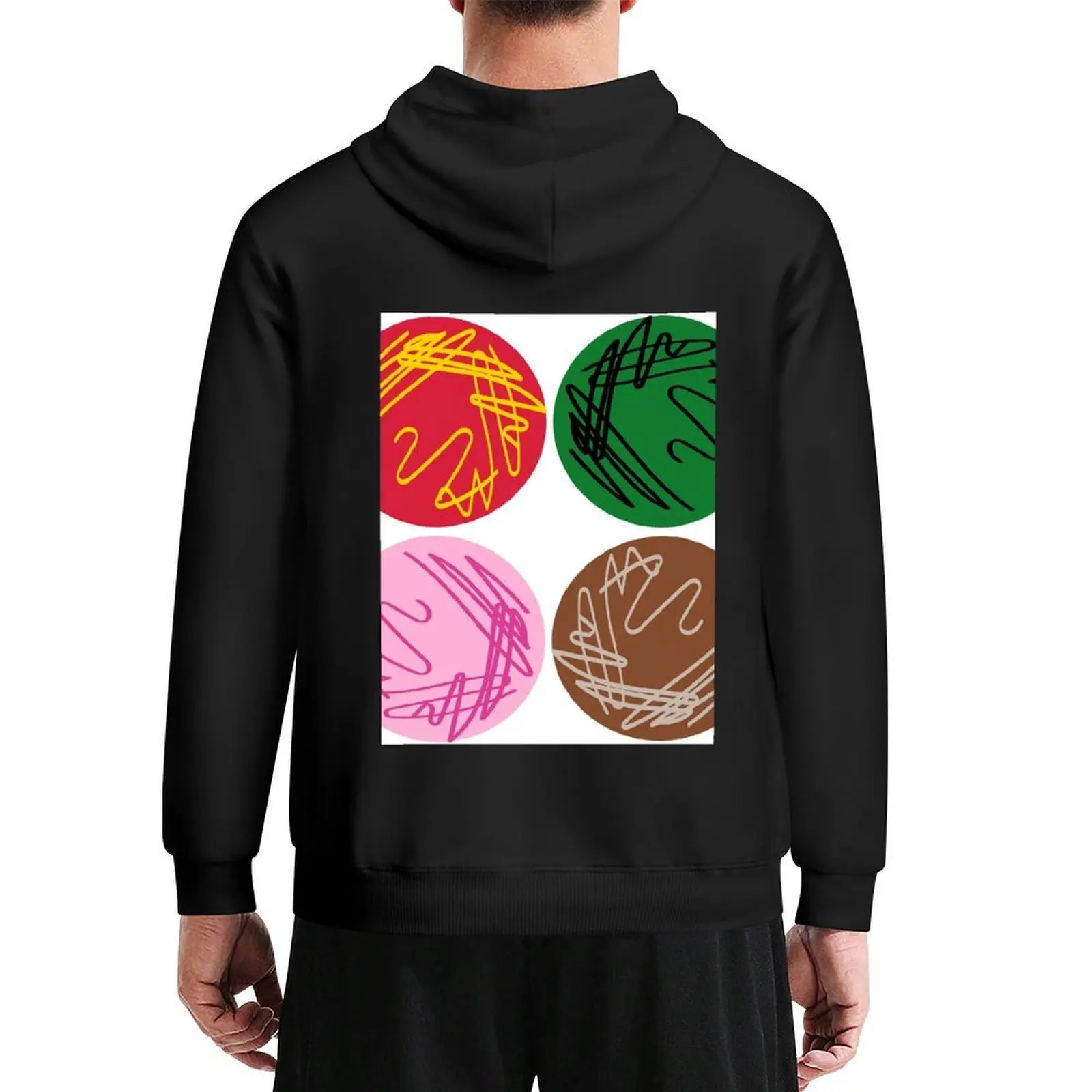 

Streaked Bacterial Culture Plates Hoodie anime clothes men's autumn clothes winter clothes oversized hoodie