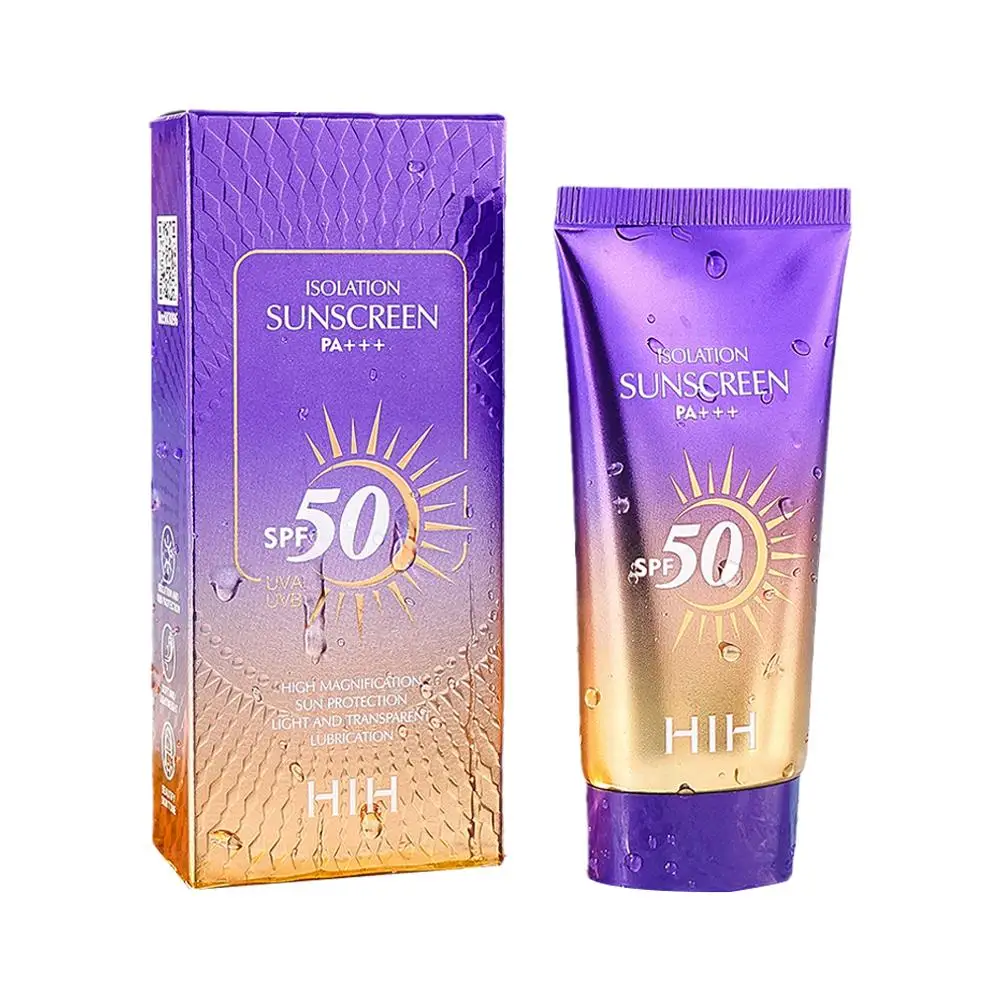 Spf50 + Whitening Zonnebrandcrème Waterdichte Gezichtszonnecrème Huid Dubbele Zonnecrème Verzorging Huid 60Ml Bescherm Zwart J2j8