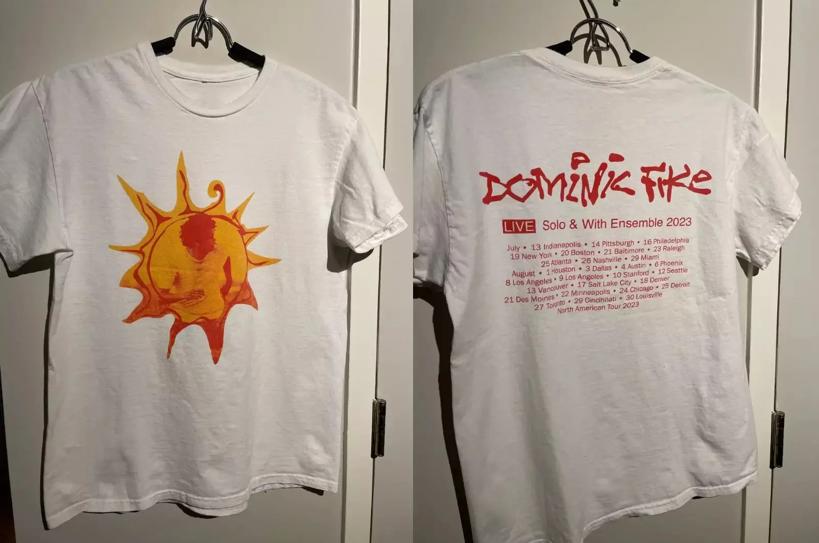 Dominic Fike Tour 2023 Double Sided T Shirt Full Size S-5XL