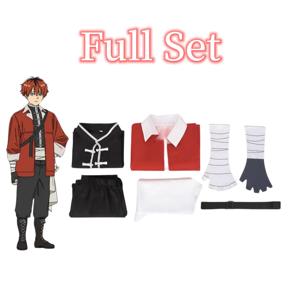 Sousou no frieren Stark Cosplay Anime Frieren Beyond Journey End Stark Cosplay parrucca cappotto pantaloni Outfit costumi donna