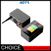 HOTA P6 T240 AC240W/DC600W 15Ax2 Dual Channel Smart Charger – Mobile Charging | 1-6S LiPo/Li-ion/NiMH