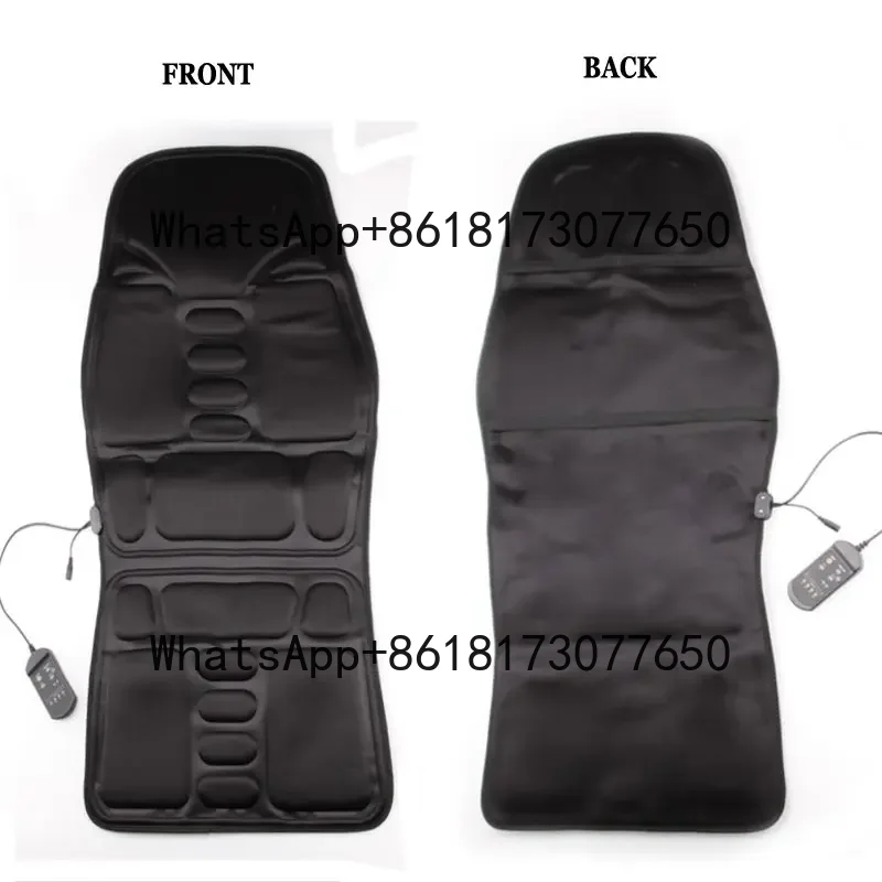 

Vibration Back Massager with Heat Massage Seat Cushion with 8 Vibrating Modes3 Heat Levels Massage Chair Pad