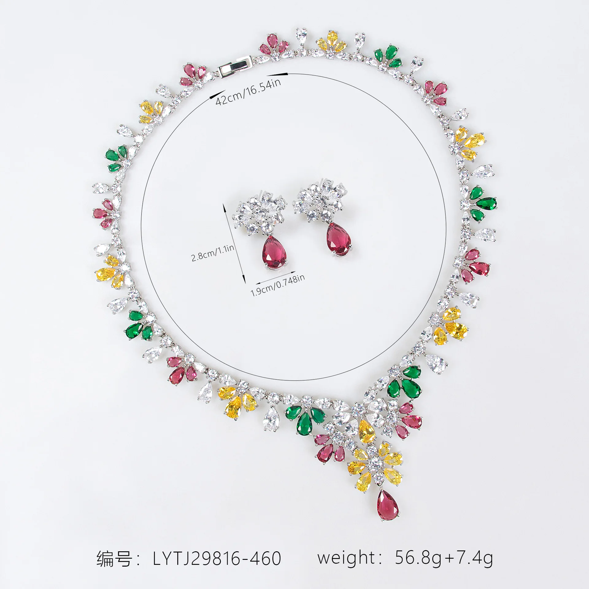 Luksusowy zestaw biżuterii ślu – Indian Wedding Supply recenzja i cena