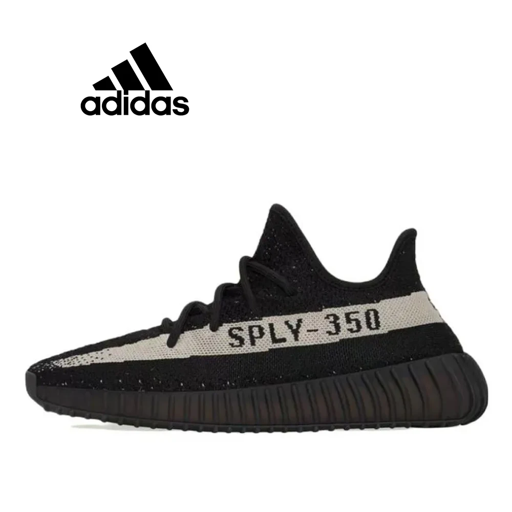 Мужские и женские кроссовки для бега Adidas Yeezy Boost 350 V2 классические Ониксовые черные статические кроссовки для занятий спортом на открытом воздухе