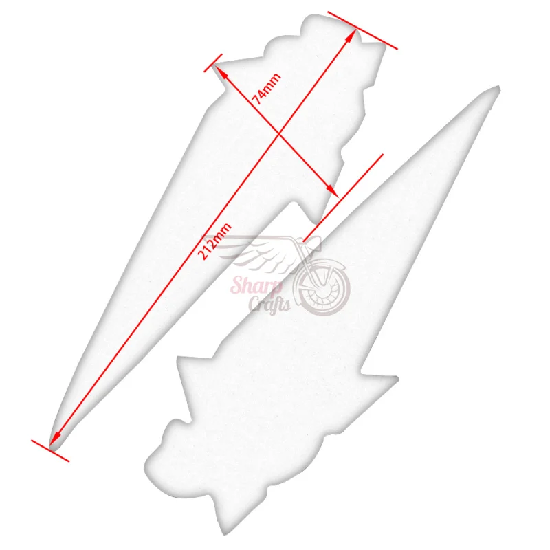 Motorcycl Emblem Badge Decal Fuel Gas Tank Decals Logo 