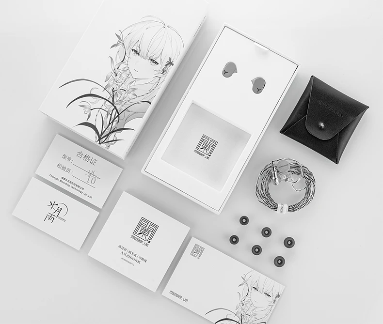 MOONDROP LAN HIFI-Kopfhörer, kabelgebundene Ohrhörer, IEM, 0,78 mm, mit Beryllium beschichtete Kuppel-Verbundmembran, abnehmbare Kabel-Ohrhörer – Detail 12