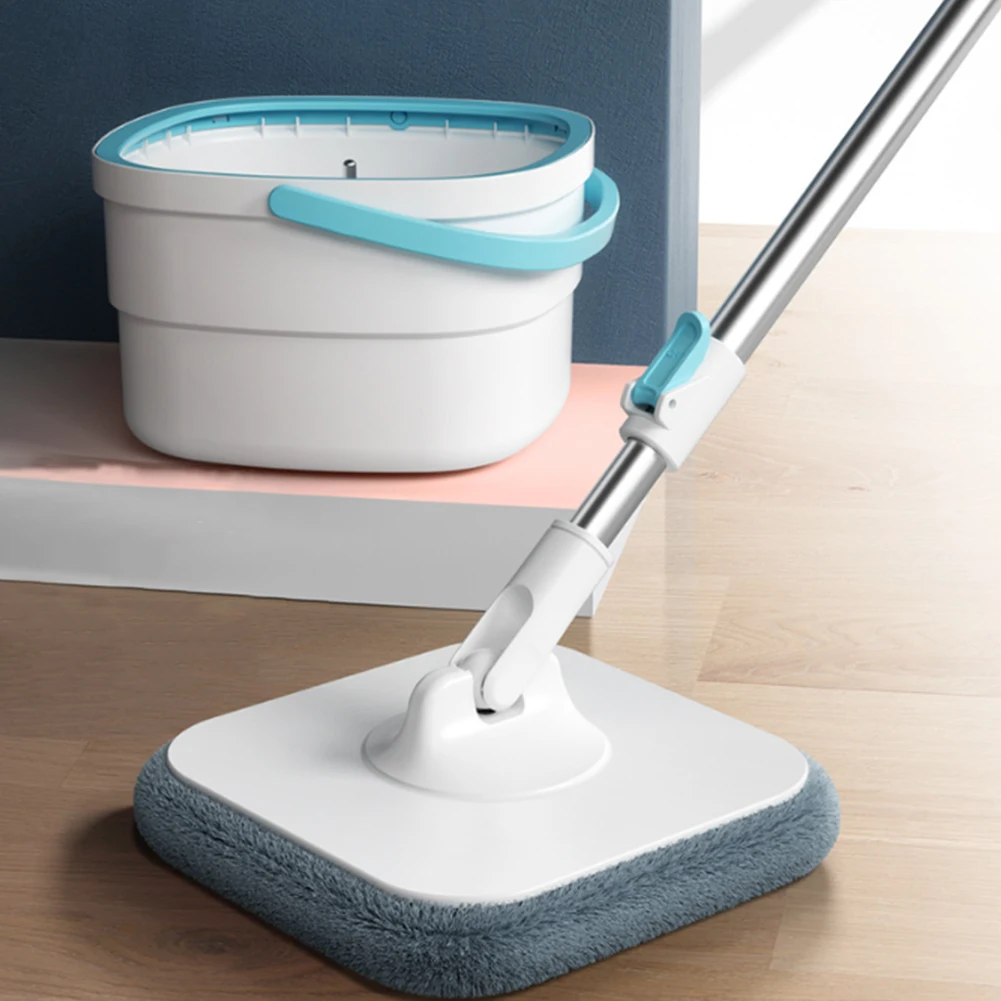 

2024 Floor Squeeze Mop with Bucket Water Separation 360 Rotating Automatic Microfiber Spin Mop Household Lazy Wet and Dry Mop