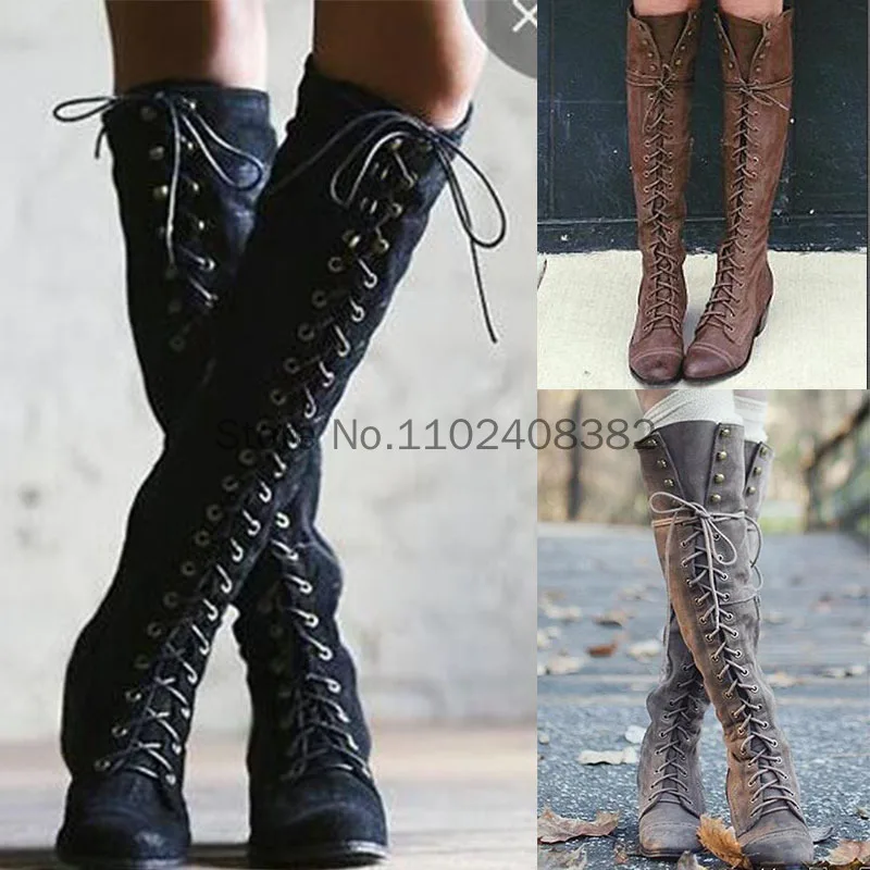 Nowe średniowieczne buty rycerskie Viking Cosplay Larp buty PU skórzane wojowniczki damskie Cosplay fantazyjne buty karnawałowe Steampunk