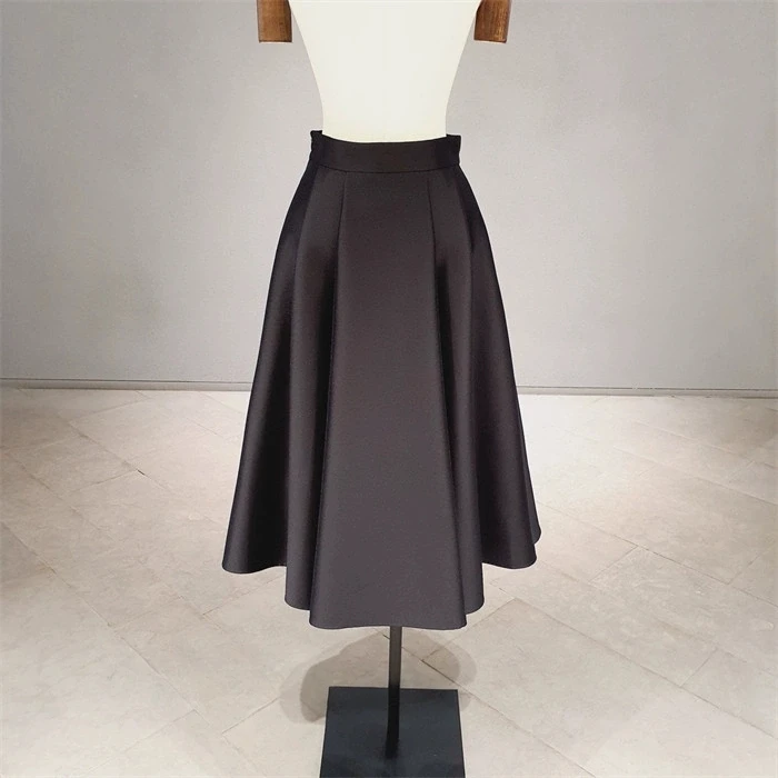 

Elegant Knowledgeable Women's Summer New Style Casual Smooth Glossy Half-length Skirt High Waist A-line Loose Fit Polyester F...