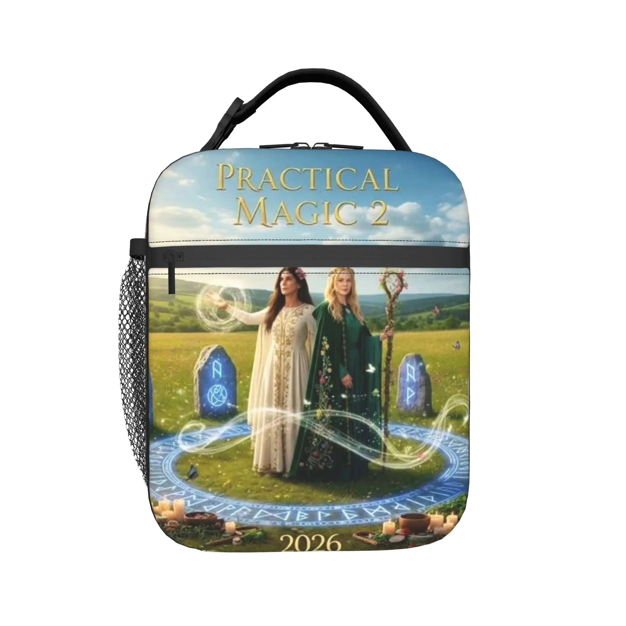 Practical Magic 2 Insulated Lunch Bags for Men Women  Storage Food Box Portable Thermal Cooler Lunch Boxes For Work