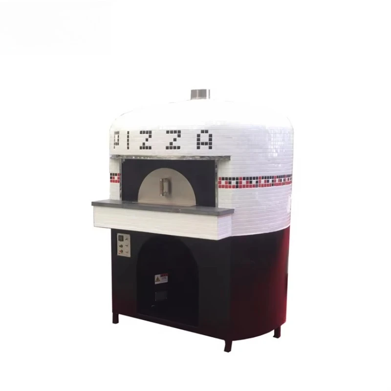 Horno de pizza de ladrillo italiano Parrilla de pizza eléctrica comercial Parrilla de barbacoa con horno a la venta