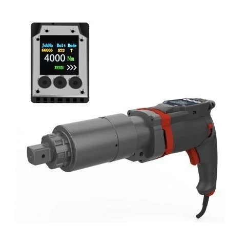 220V AC Straight Shank Electric Torque Wrench, Heavy-Duty Torque Spanner for Wind Power & Industrial Assembly