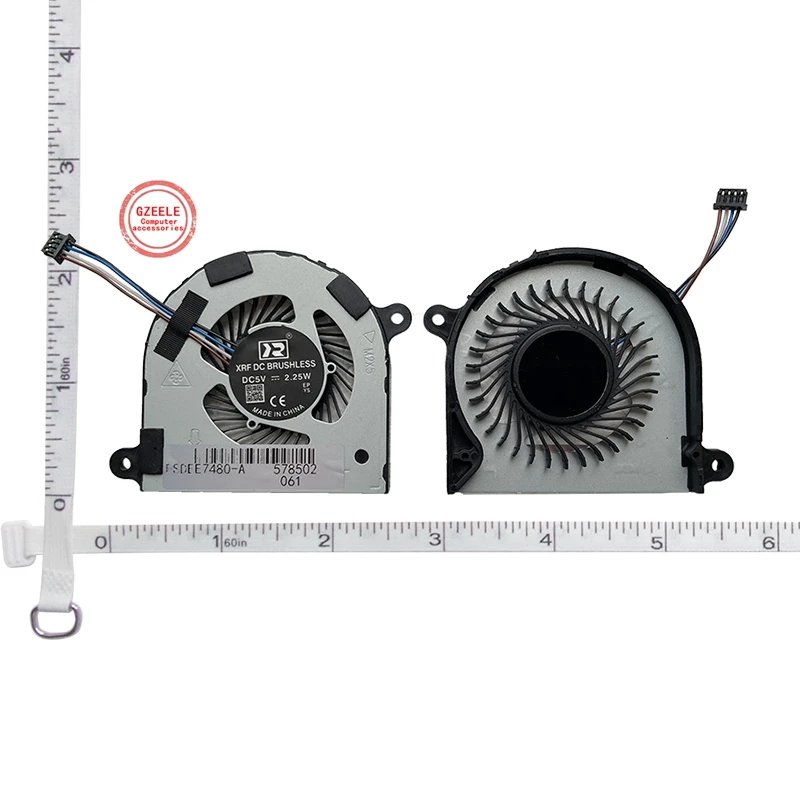 

New CPU cooling Cooler Fan for DELL Latitude 7480 E7480 P73G E7490 7490 laptop Fan 02T9GV EG50040S1-C910-S9A