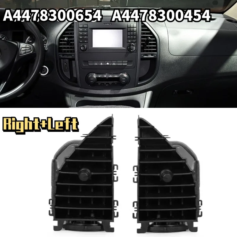 

A4478300654 Dashboard Center A/C Grille Vent Air Conditioner Outlet For Mercedes-Benz For Vito W447 2015+ A4478300454