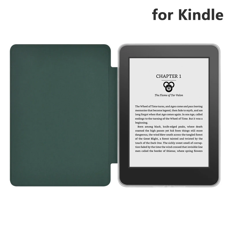 โปร่งใสพับป้องกันสําหรับKindle Paperwhite 1/2/3/4/5/6 2024 2022 Oasis 2/3 E-Book Reader Protector