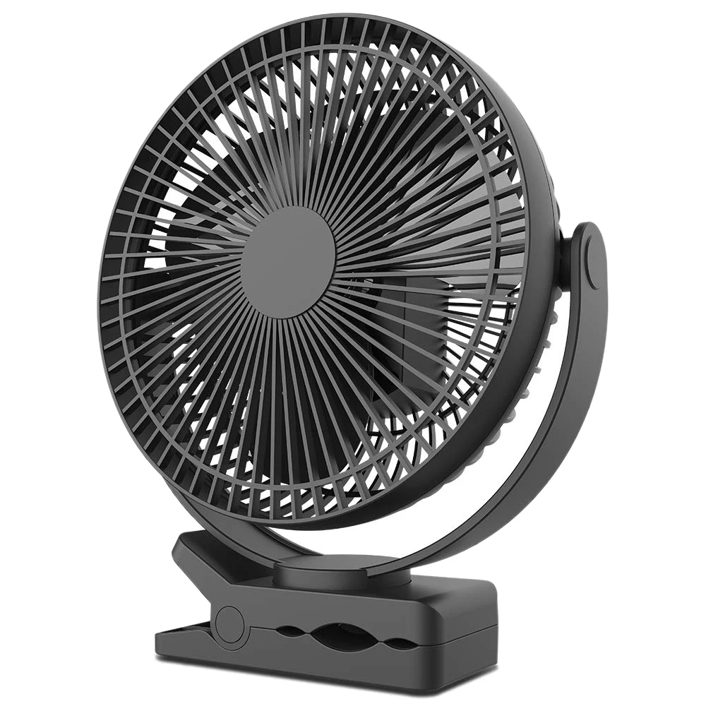 

8 Inch Car Electric Fan Adjustable Speed Rechargeable Cooling Fans with Clip for Home Car Truck Baby Stroller