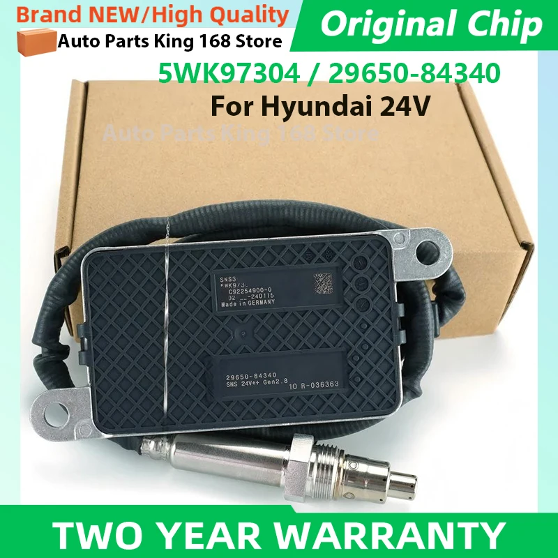 

29650-84340 5WK97304 A2C92254900-01 High quality New Nitrogen Oxide Sensor SNS304 7304 29650 84340 24V For Hyundai Kia Truck