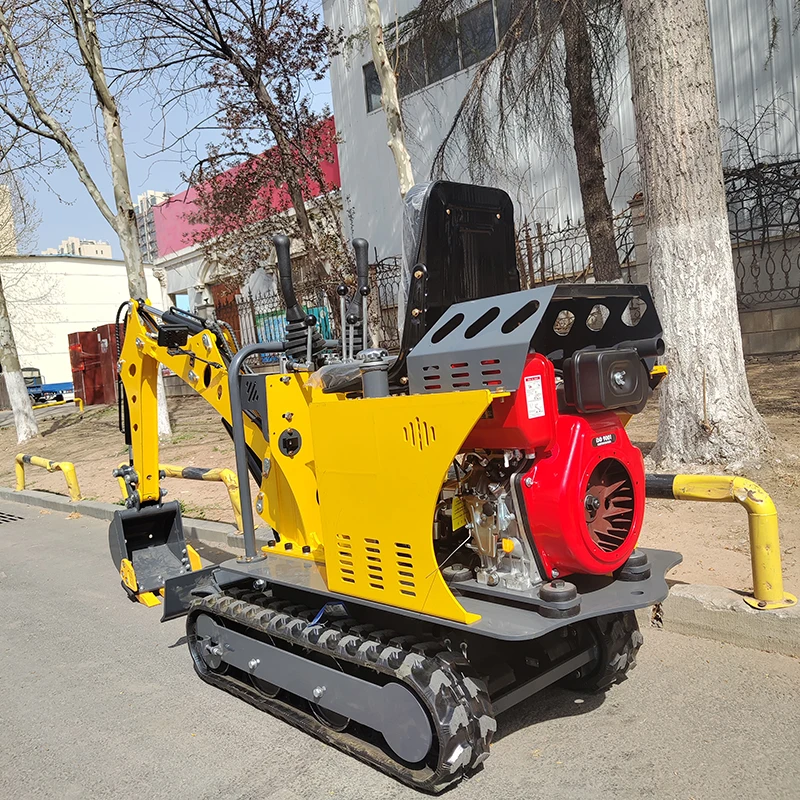 Mini escavatore di fabbrica personalizzato Macchine per escavazione economiche Prezzi cinesi per escavatori cingolati da 0,8 tonnellate