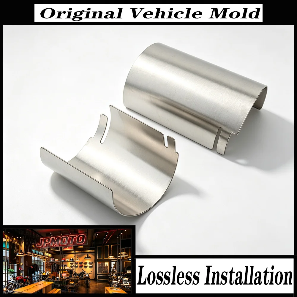 For BMW R12 R12NineT R12 NineT R nineT R nine T NineT 2024-2026 Motorcycle Intake Pipe Cover Guard Decoration Stainless Steel