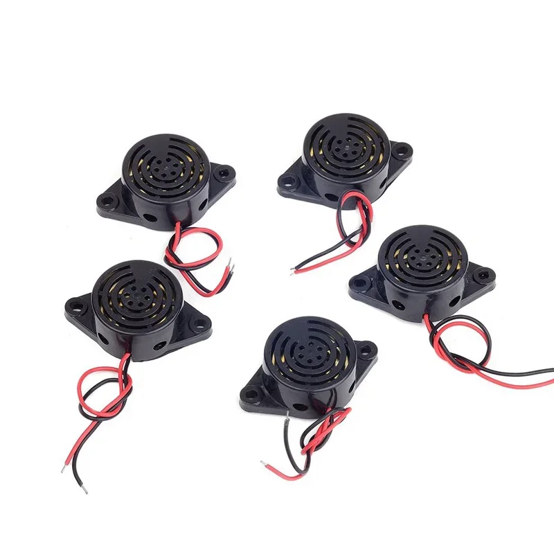 

5PCS SFM-27 Buzzer 95DB Beep Alarm High-decibel 3-24V 12V Continuous Beep Buzzer Diy Electronic Kit for Arduino